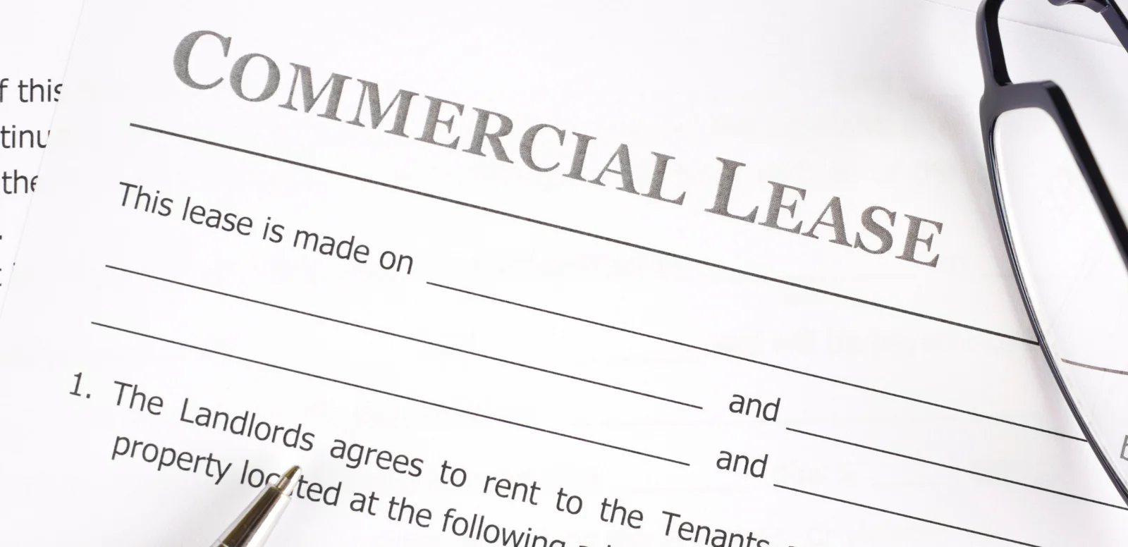 Commercial lease
