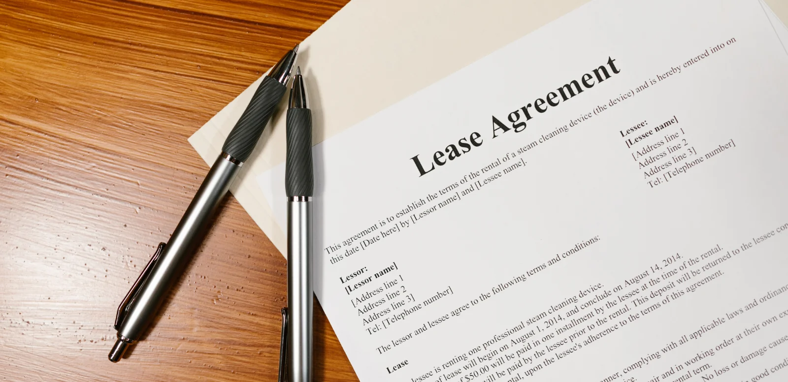 Lease agreement
